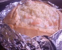 Risoto de Camarão e Gorgonzola no Pão Italiano - Risoto do Feu