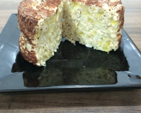 Bolo de banana com aveia de caneca