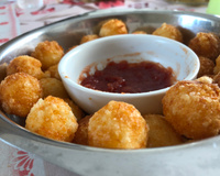 Pão de queijo frito da Kathleen