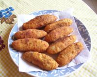 Bolinhos de batata recheados