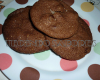 Cookie de chocolate meio amargo e aveia