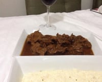 Filé embriagado na cachaça