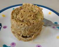 Bolo de caneca de aveia sem glúten