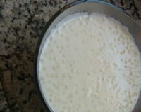 Sagú de leite condensado