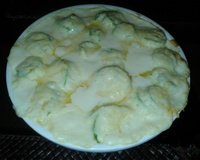 Rondele light de abobrinha, ricota e cottage