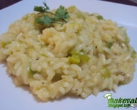 Risoto de alho poró