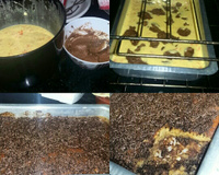 Bolo de cenoura com cobertura de chocolate