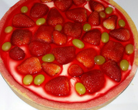 Torta gelada de morango