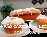 "Não precisa sovar e fica fofinho": pão doce de leite condensado de liquidificador muito fácil de fazer