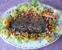 Salmão Grelhado ao Molho Vinagrete