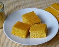 Bolo de bagaço de milho verde