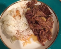 Carne assada na panela de pressão