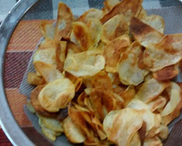 Batata chips crocante e sequinha