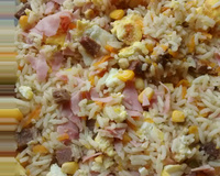 Arroz especial com carne seca