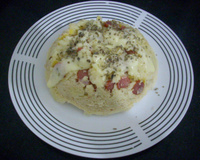 Torta salgada de 3 minutos