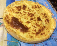 Quiche de queijo e alho poró