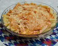 Macarrão com requeijão