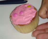 Cupcake de baunilha