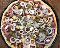 Massa de pizza para forno a lenha (com semolina)