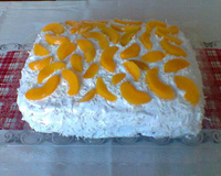 Bolo de coco e doce de leite