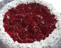 Bolo mousse de morango