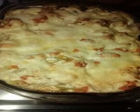 Couve-flor recheada com camarão