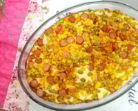 Torta de salsicha de liquidificador