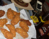 Frango empanado super crocante