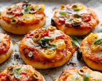 Pão de pizza com massa recheada e sem glúten: receita inclusiva para um lanche delicioso e sem restrições