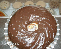 Cobertura de bolo ganache