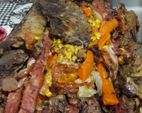 Costela desossada recheada