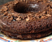 Bolo de chocolate de liqüidificador