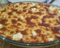 Batata suzy com creme de queijo