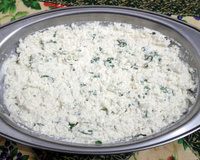 Pasta de queijo minas