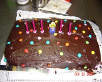 Bolo brigadeiro de chocolate