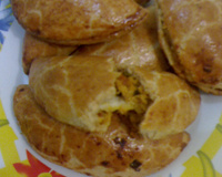 Pastel de frango assado