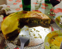 Torta de palmito de liquidificador