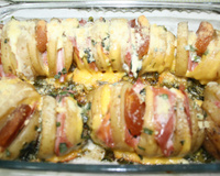 Batatas Hasselback