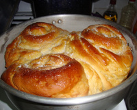 Pão doce de leite condensado de liquidificador