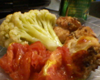 Frango ao creme de cebola no forno