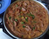 Molho de salsicha simples