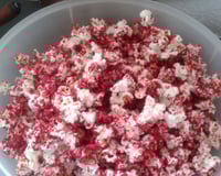 Pipoca doce colorida