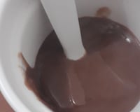Mingau de chocolate