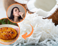 Cocada de forno saudável: receita SEM AÇÚCAR de 5 ingredientes fica pronta em poucos minutos na airfryer