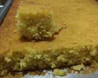 Bolo de espiga de milho verde