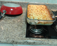 Escondidinho de batata com carne seca