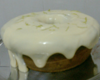 Bolo de laranja com creme de limão