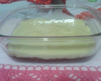 Doce de banana com cobertura de leite condensado ( Lúcio Cezar )