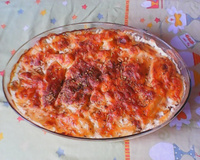 Bacalhau gratinado com batatas