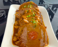 Lagarto recheado com molho madeira é a minha receita coringa para conquistar qualquer pessoa pelo estômago!